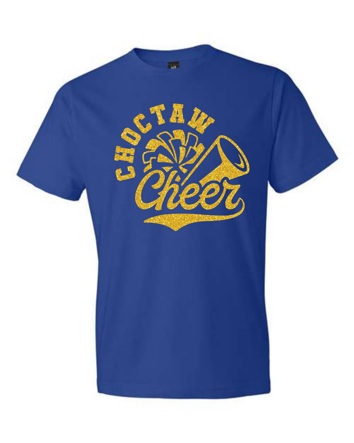 Choctaw Cheer GLITTER Tshirt