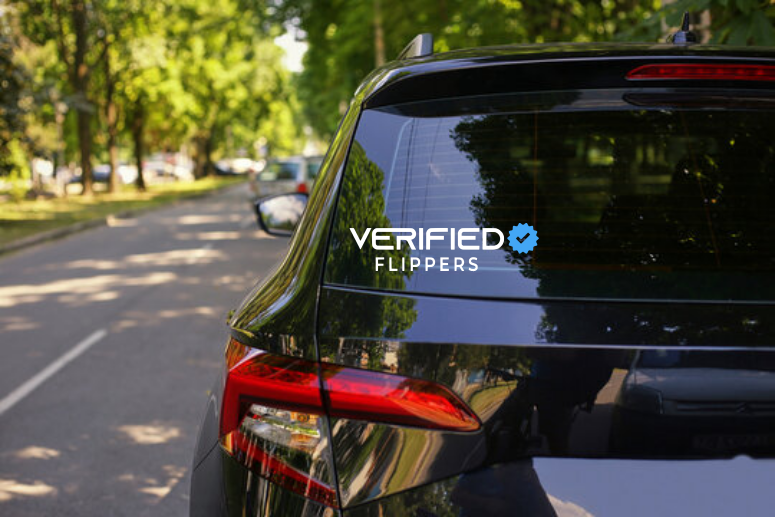 Verified Flippers Car Decal