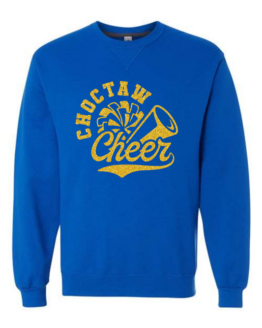 Choctaw Cheer GLITTER Sweatshirt