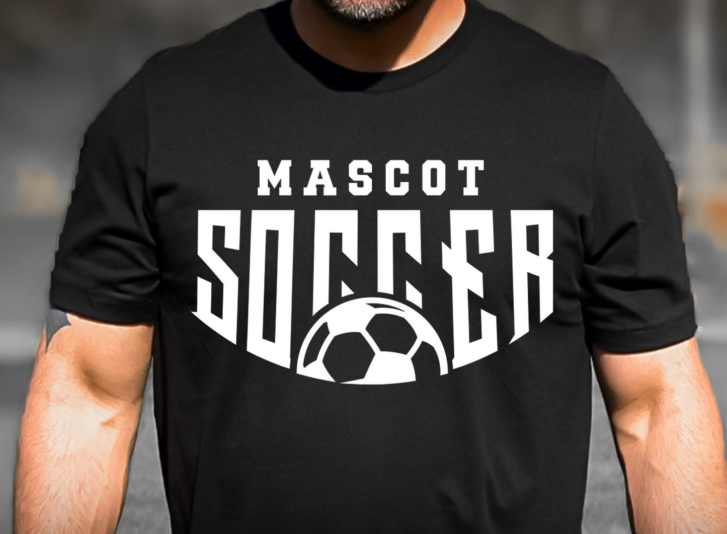 Mascot Soccer Tshirt - Comfort Colors