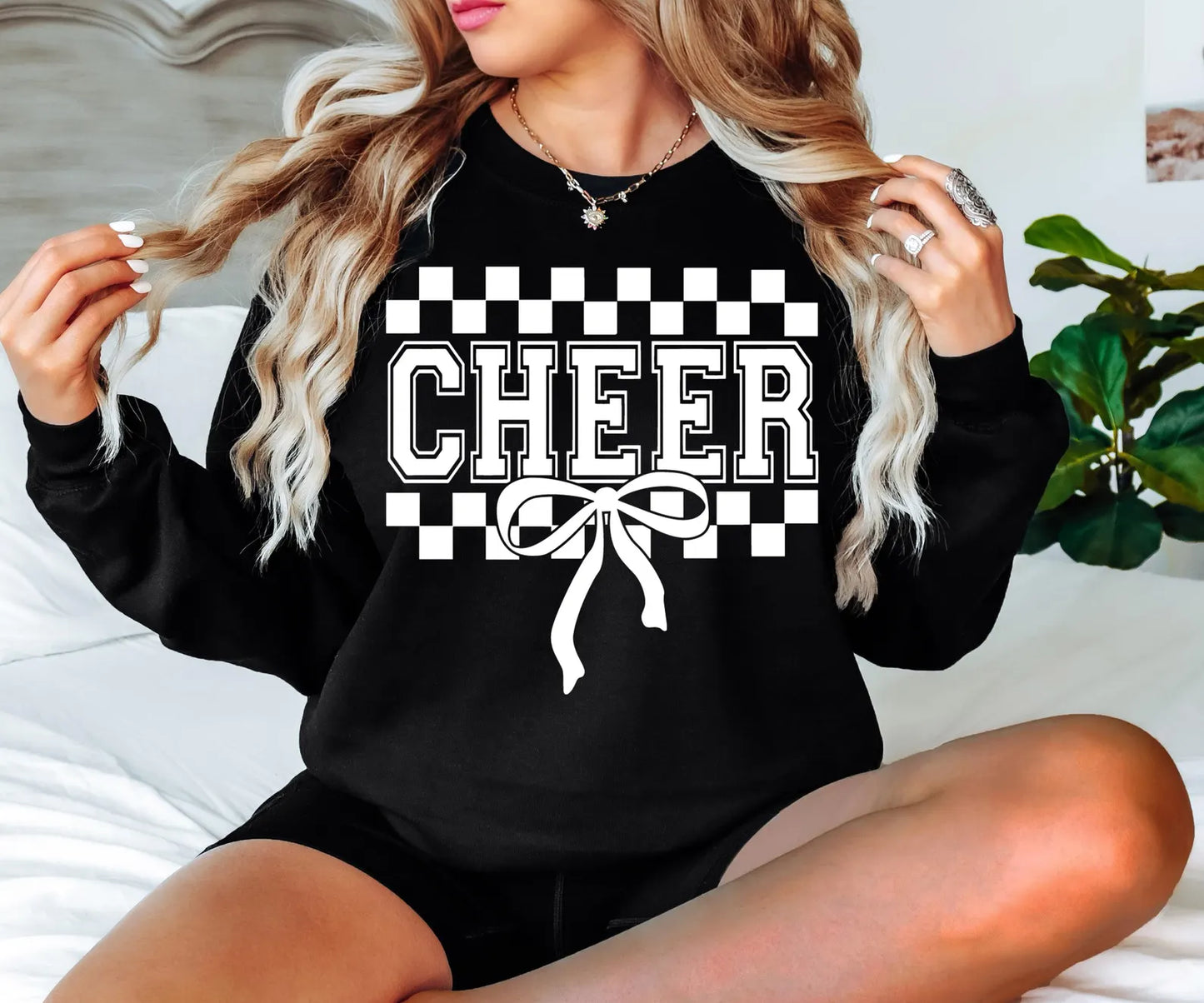 Checkered Cheer - Tshirt or Sweatshirt